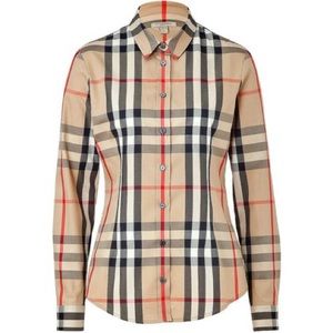 Burberry Brit Checkered Button Down Logo Shirt